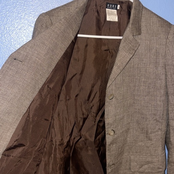 MICHAEL KORS Linen Jacket Blazer - size 8 - Made in Italy. N - Picture 6 of 6